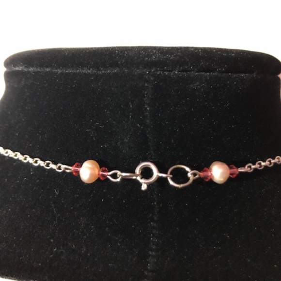 Fresh Water Pearl Lariat Necklace/Earring Set - Picture 4 of 6